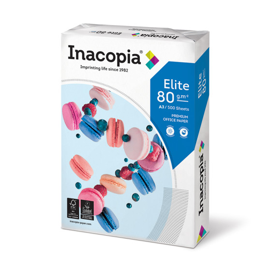 ماعون ورق تصوير A3 أبيض 80 غرام INACOPIA