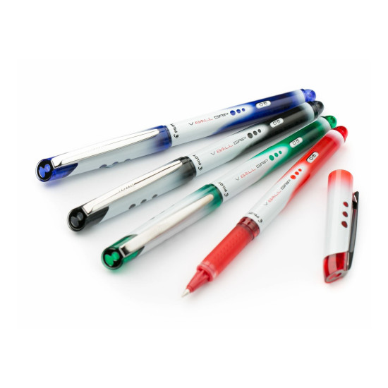 قلم حبر سائل PILOT V BALL GRIP  0.5