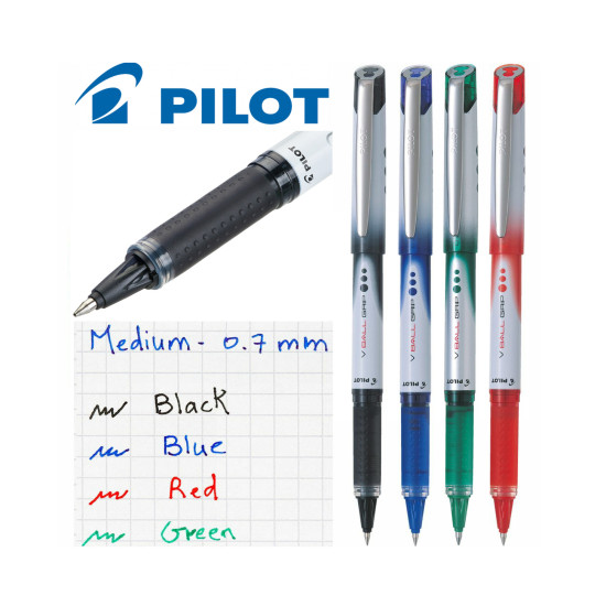 قلم حبر سائل PILOT V BALL GRIP  0.7