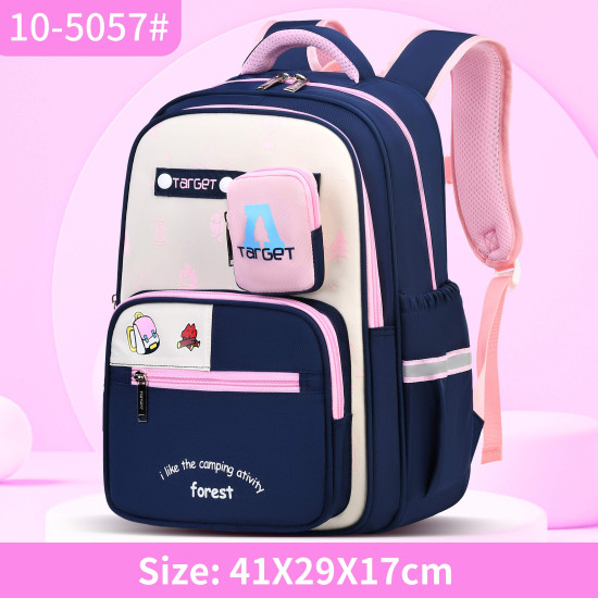 شنطة تارجيت ابتدائي 4 ألوان ظهر طبي 16"