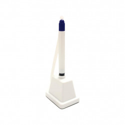 قلم مع قاعدة  لون أبيض  للمكتب