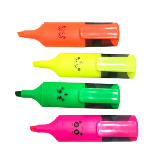 طقم أقلام فسفوري ميني