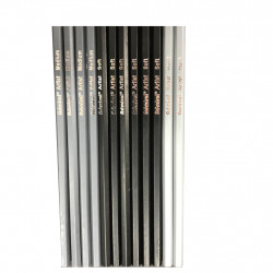 طقم  أقلام رصاص فحم 12 قلم  ADMIRAL charcoal set