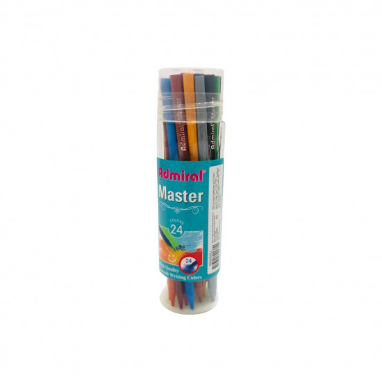 علبة ألوان خشب 24 لون ADMIRAL MASTER