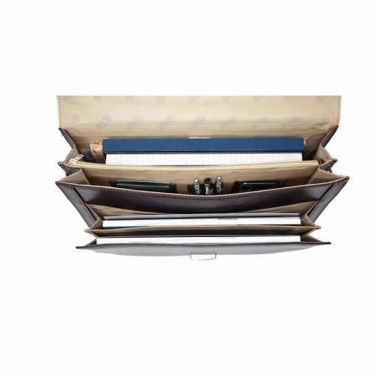 حقيبة الأعمال  LEATHER BRIEFCASE TARGET