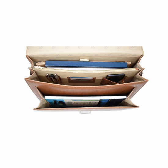 حقيبة الأعمال LEATHER BRIEFCASE TARGET