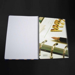 دفتر سلك مربعات مقاس A4
