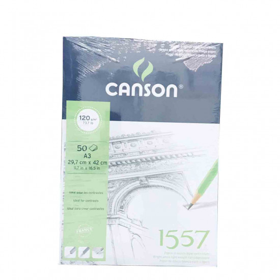 دفتر رسم كانسون 50 ورقة 120 غرام حجم A3
