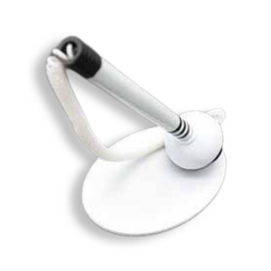 قلم مع قاعدة ابيض