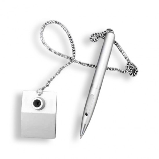 قلم حبر مع قاعدة سكني