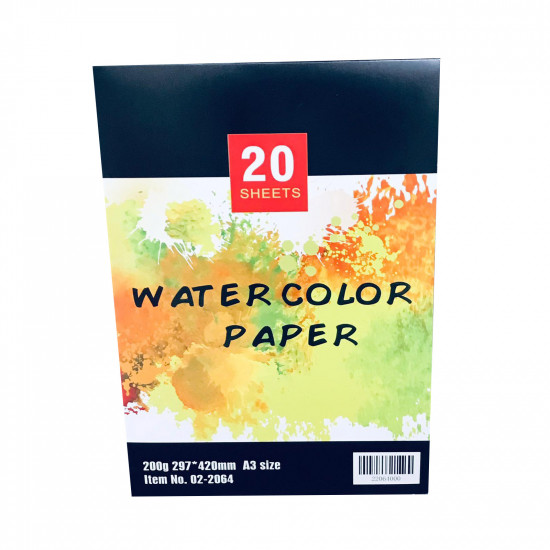 دفتر رسم سكتش 20 ورقة A3 وزن 200 غرام