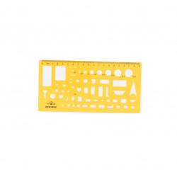 شبلونة هندسية أشكال  أدوات صحية