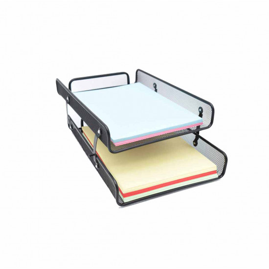 حاملة أوراق مكتب شبك اسود