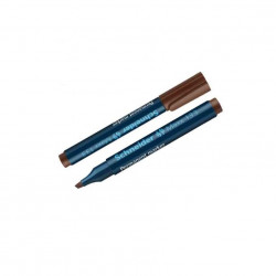 قلم فلوماستر الماني بني عريض SCHNEIDER MARKER