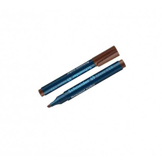 قلم فلوماستر الماني بني عريض SCHNEIDER MARKER
