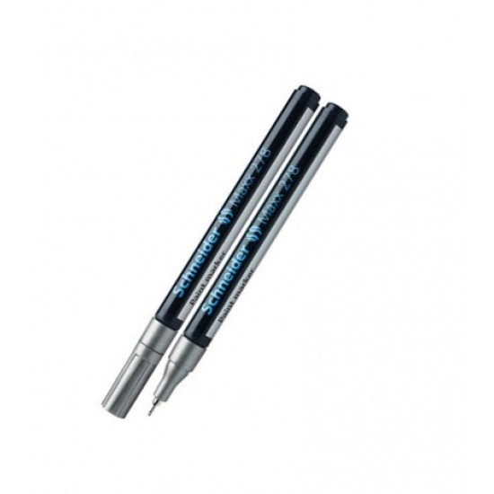 قلم بوية الماني لون فضي  SCHNEIDER PAINT MARKER