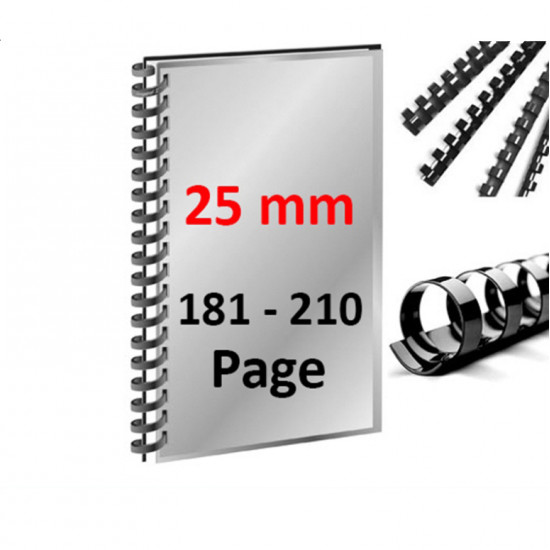 مشط بلاستيك 181-210 ورقة مقاس 25 MM