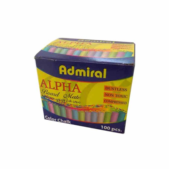 علبة طباشير ملون مضغوط 100/1 Admiral